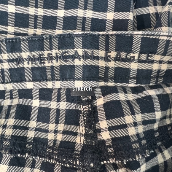 American Eagle Dark Academia Indie Chic Boho Twee Plaid Ankle Pants Womens Sz 14 - Picture 2 of 11